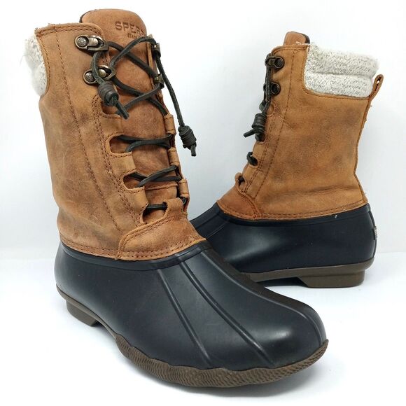 Sperry Saltwater Misty Women's Waterproof Rubber Duck Boots (STS97741) Size 6.5 - Picture 1 of 10